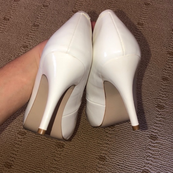Madden Girl Shoes Madden Girl White Heels Size 1 Poshmark